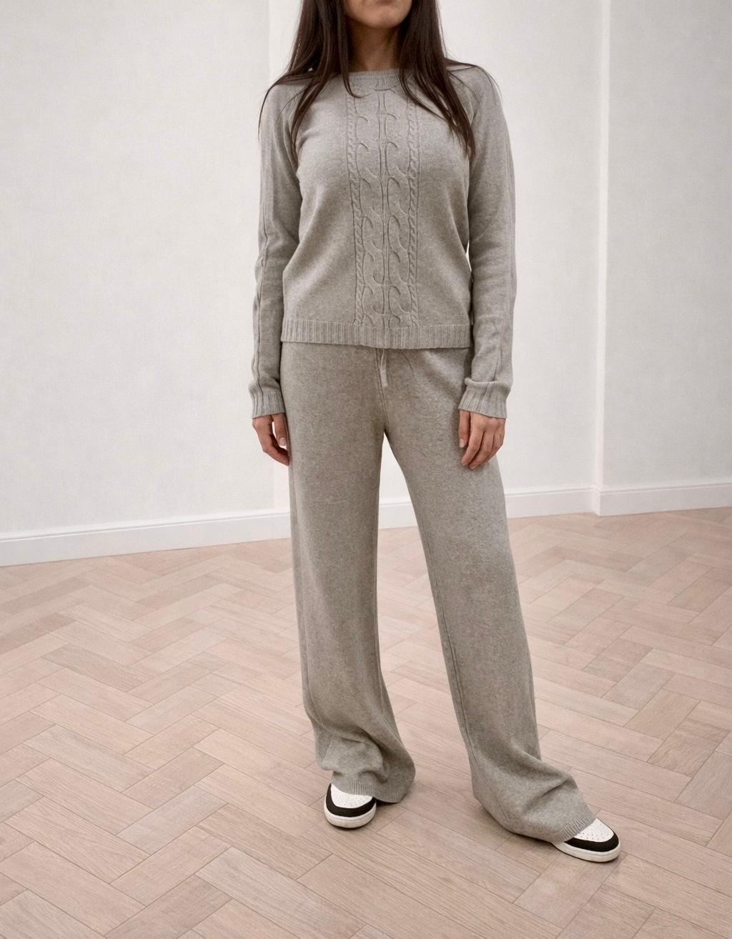 Completo maglia treccia Braid