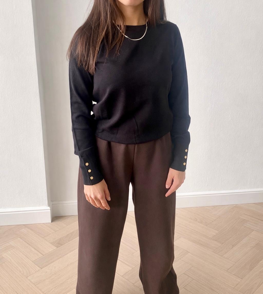 Maglia bottoni polso Minimal