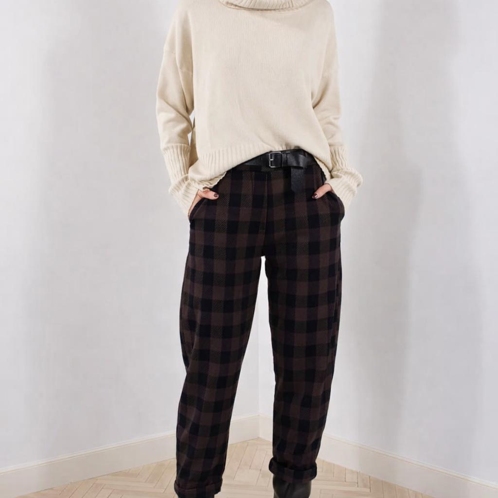 Pantaloni quadro Square
