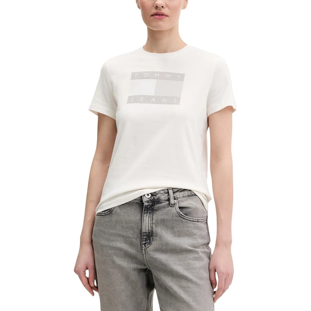T-Shirt logo frontale bianco