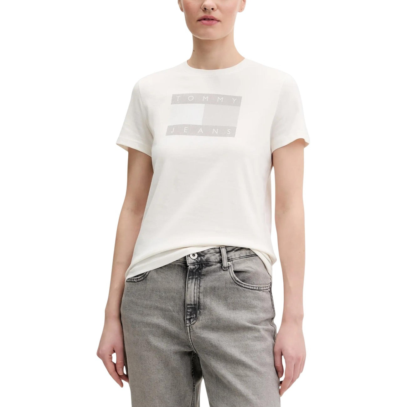 T-Shirt logo frontale bianco