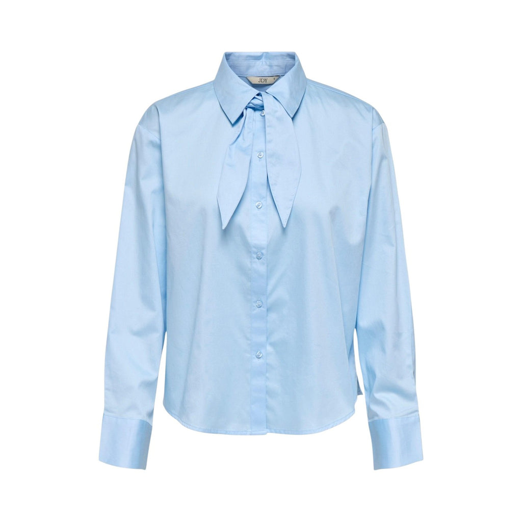 Camicia celeste fiocco