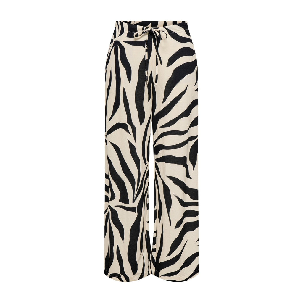 Pantalone palazzo stampa zebra