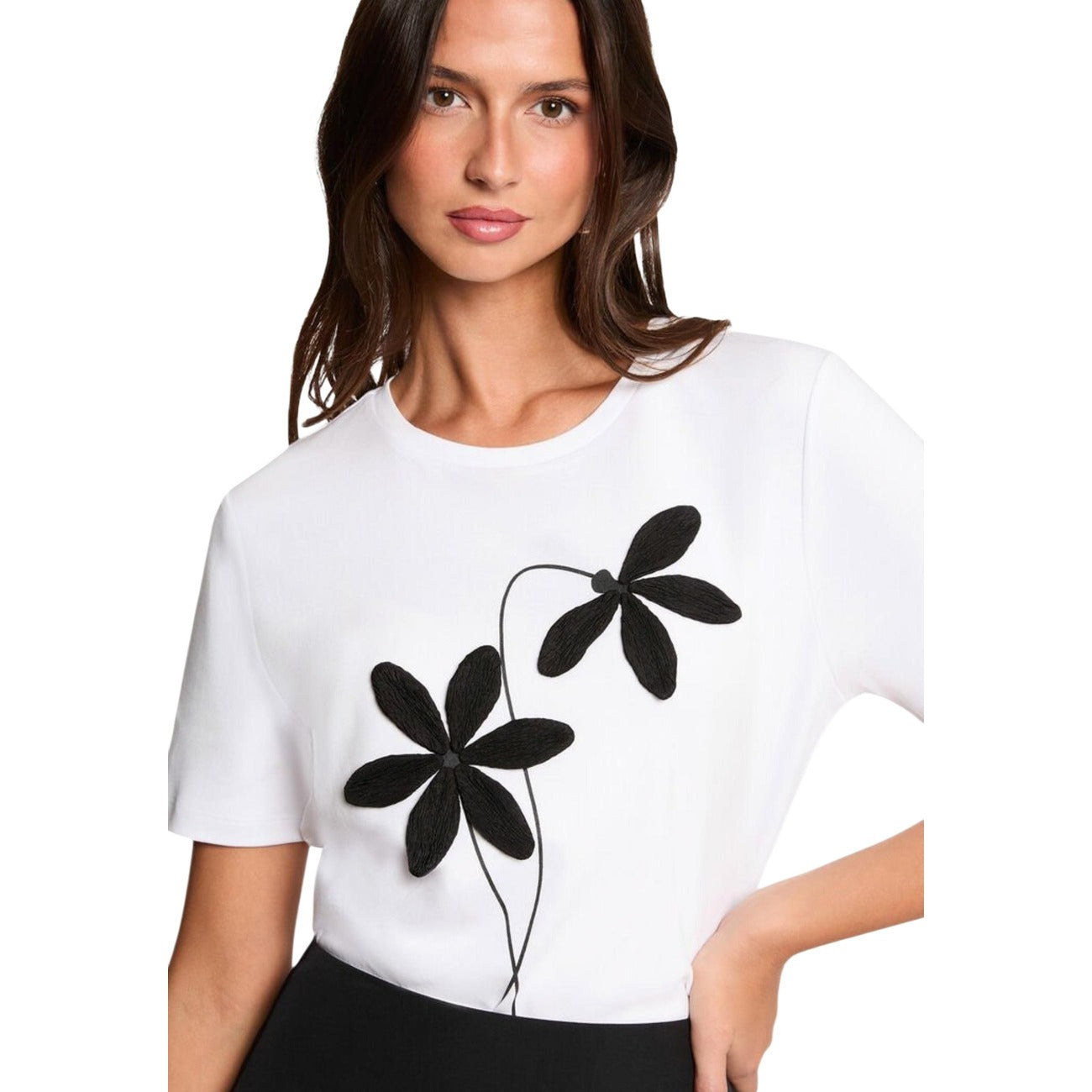 T-Shirt applicazione flower
